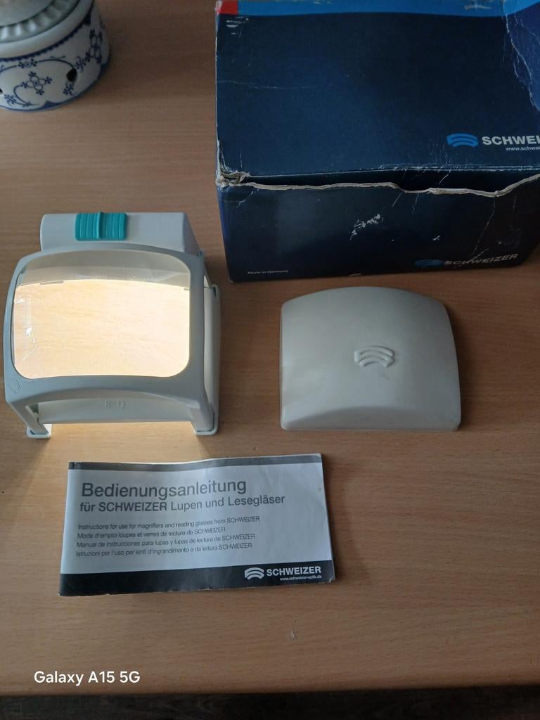 SCHWEIZER TWINLUX LED Plus Loeplamp met Handleiding, Ophalen of Verzenden
