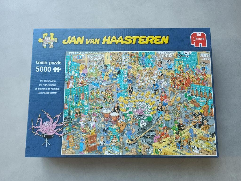 Jan van Haasteren puzzel 5000 stukjes, Ophalen of Verzenden, Meer dan 1500 stukjes, Zo goed als nieuw, Legpuzzel