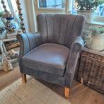 Riviera Maison Brogan – Fauteuil – Taupe, Ophalen, Gebruikt, 75 tot 100 cm, 50 tot 75 cm