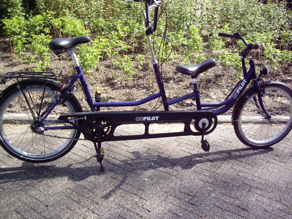 tandem ouder kind co pilot met versn rollerbrakes 135,00, Minder dan 10 versnellingen, Gebruikt, Minder dan 49 cm, Onbekend