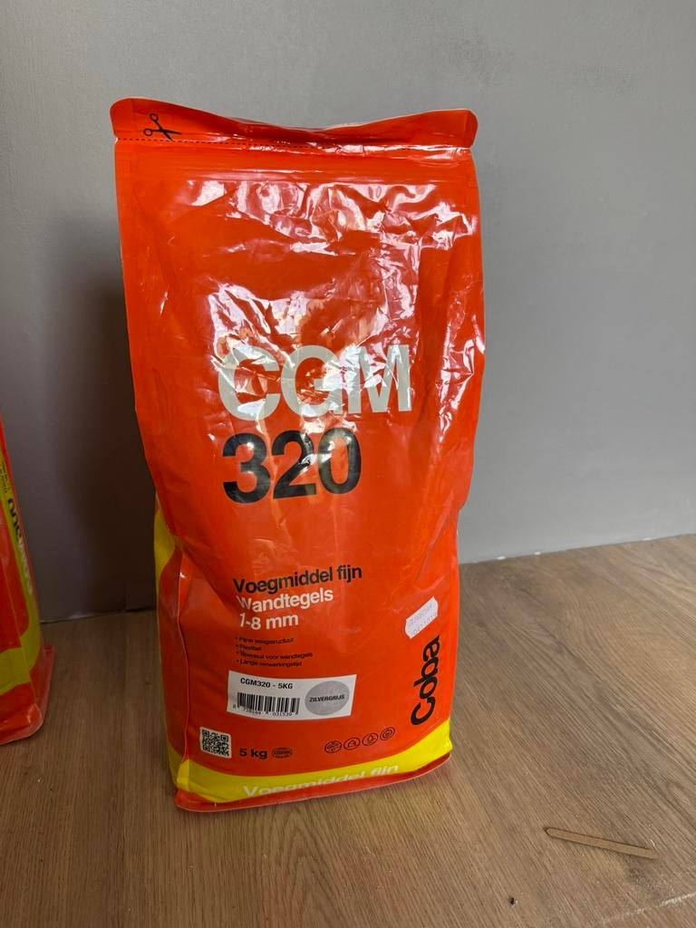 Coba voegmiddel zilvergrijs, Ophalen, Nieuw