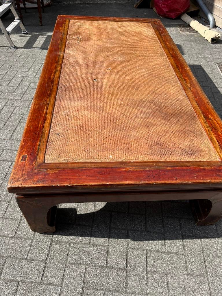 AUTHENTIEK ANTIEKE OPIUMTAFEL TAFEL SALONTAFEL XL OOSTERS, Ophalen, 100 tot 150 cm, 50 tot 100 cm, Zo goed als nieuw