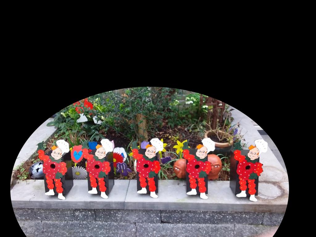 Vogelhuisje met flipje, Ophalen