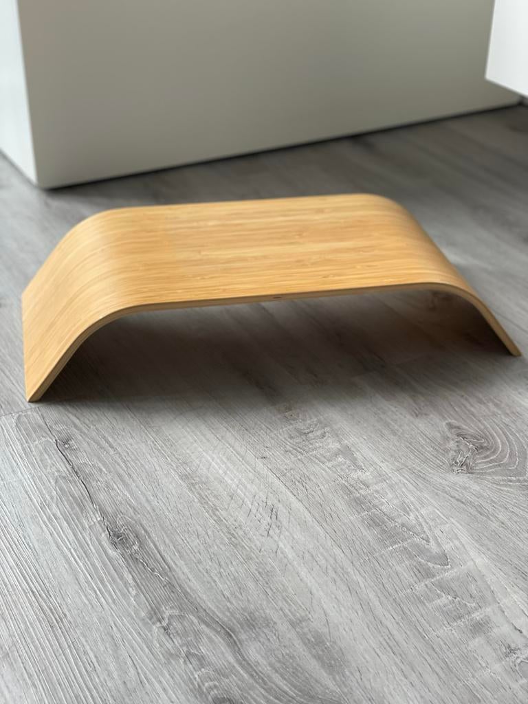IKEA SIGFINN Monitorstandaard - Bamboe, Computers en Software, Laptopstandaarden, Ophalen, Gebruikt