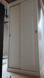 Kledingkast wit/ hout, Huis en Inrichting, Kasten | Boekenkasten, Ophalen, Gebruikt, 200 cm of meer, 200 cm of meer