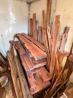 Eiken, Beuken & Taxus Schaaldelen Boomstamplanken Hout, Doe-het-zelf en Verbouw, Hout en Planken, Ophalen, 25 tot 50 mm, Eiken