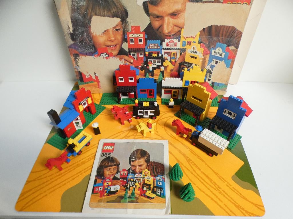 Te koop zeldzaam vintage Lego Wild West dorp, set 365, Ophalen of Verzenden, Gebruikt, Complete set, Lego