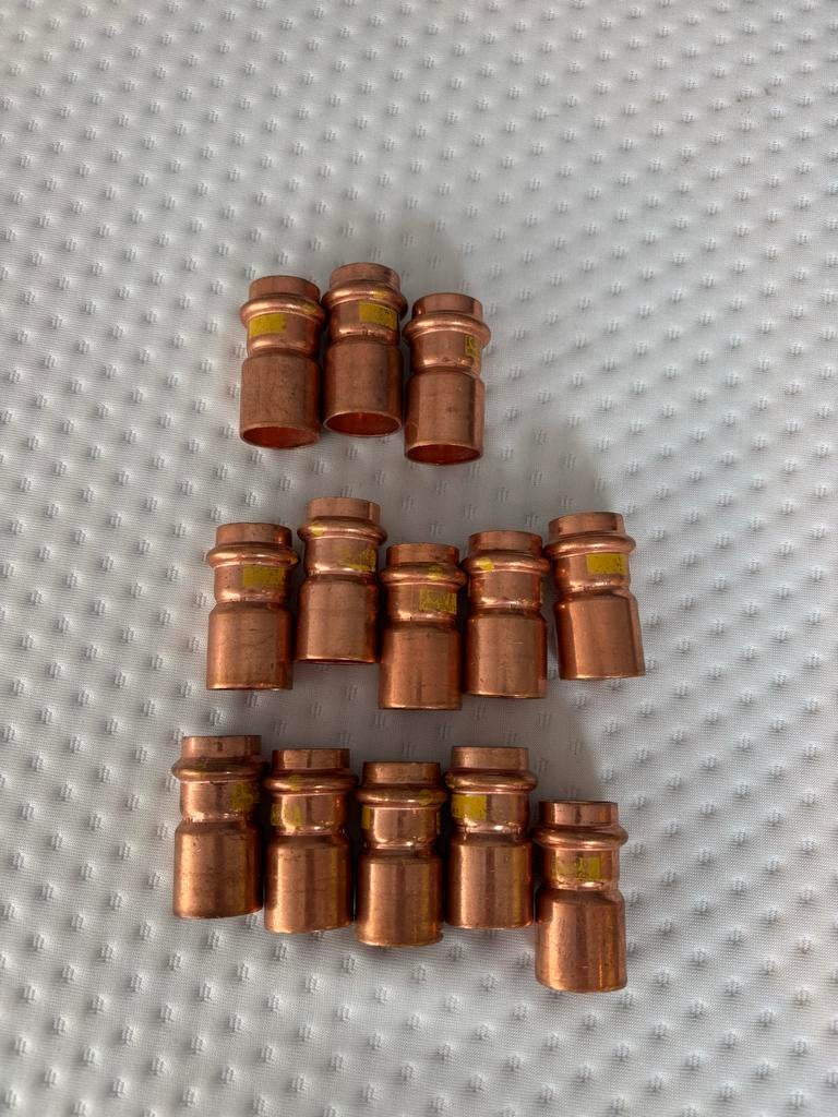 Viega profipress verloopsok gas 28x22, Ophalen, Overige materialen, Overige typen, Nieuw