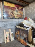 oud poster kermis circus, Antiek en Kunst, Antiek | Speelgoed, Ophalen of Verzenden