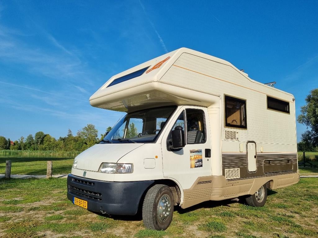 Fiat Ducato Camper (Mizar)  *incl. nieuwe APK*, Alkoof, Reservewiel, Fiat, Treinzit