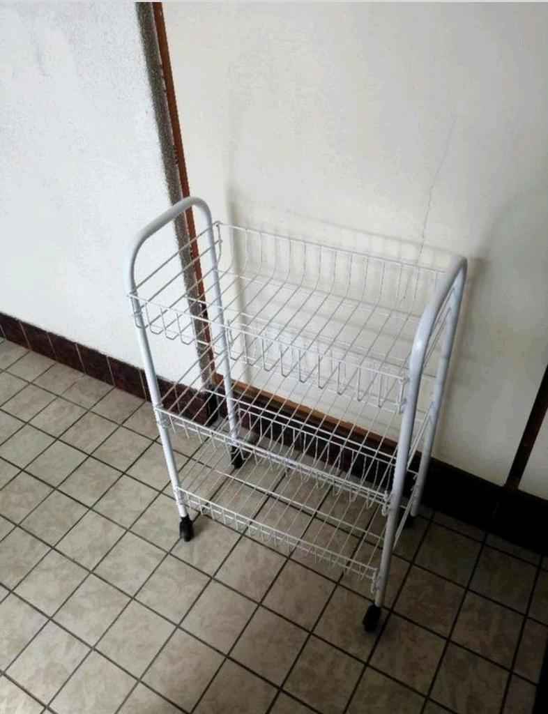 Trolley wit, Ophalen of Verzenden, Wasrek
