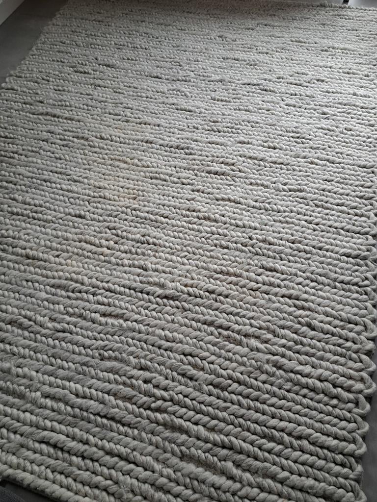 Ikea Hjortsvang 100% wol vloerkleed 160x230 cm, Huis en Inrichting, Stoffering | Tapijten en Kleden, Ophalen, Modern, Scandinavisch, Natuurlijk