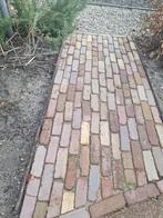 Gratis rood geel gemêleerde klinkers, getrommeld., Tuin en Terras, Tegels en Klinkers, Ophalen, Gebruikt, Klinkers, Minder dan 5 m²