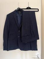 Nils Kostuum Maat 98 - Donkerblauw met krijtstreep, Ophalen of Verzenden, Zo goed als nieuw, Overige maten, Blauw