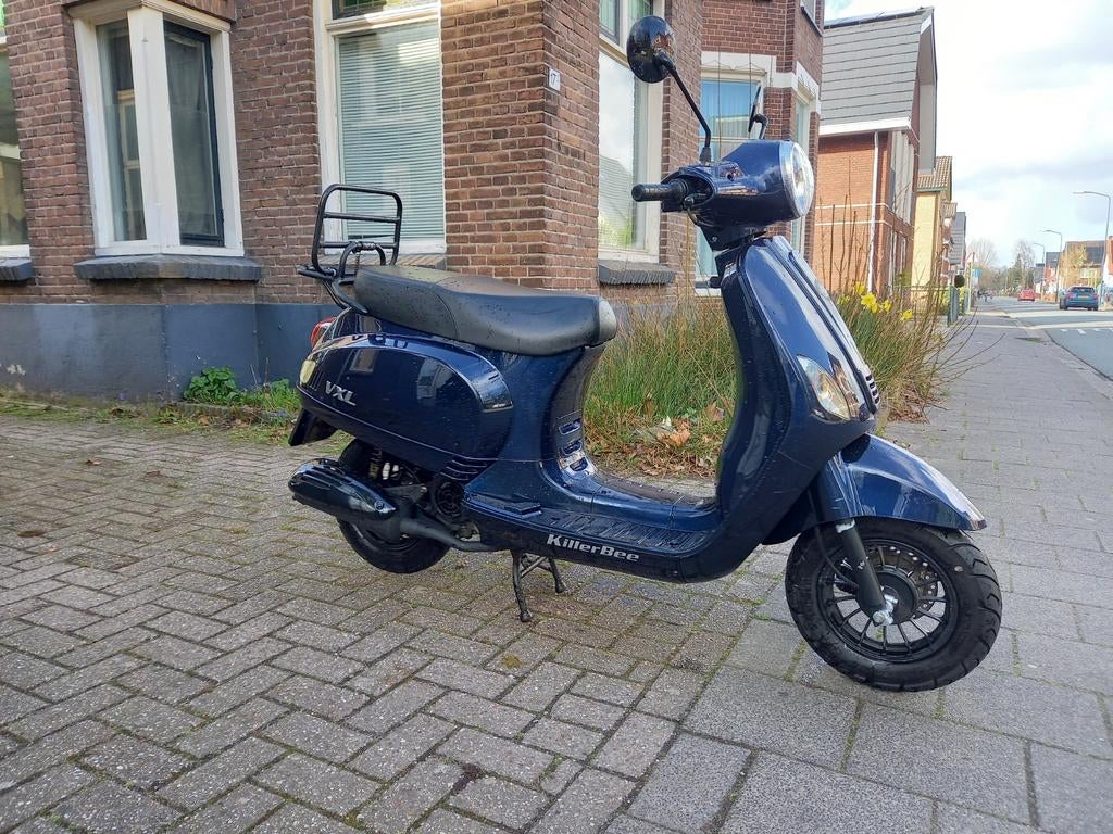 Killerbee Vxl (vx50) snorscooter, Ophalen, Www.scooterapeldoorn.nl, KB Vx50, Vlijtseweg 17-2, 7317AC. APELDOORN