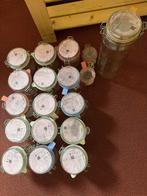 Gratis potten met beugelsluiting - diverse maten (17 stuks), Huis en Inrichting, Ophalen, Gebruikt