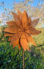 Roest bloem groot trevor op tuinsteker diameter 40 cm., Ophalen of Verzenden, Nieuw