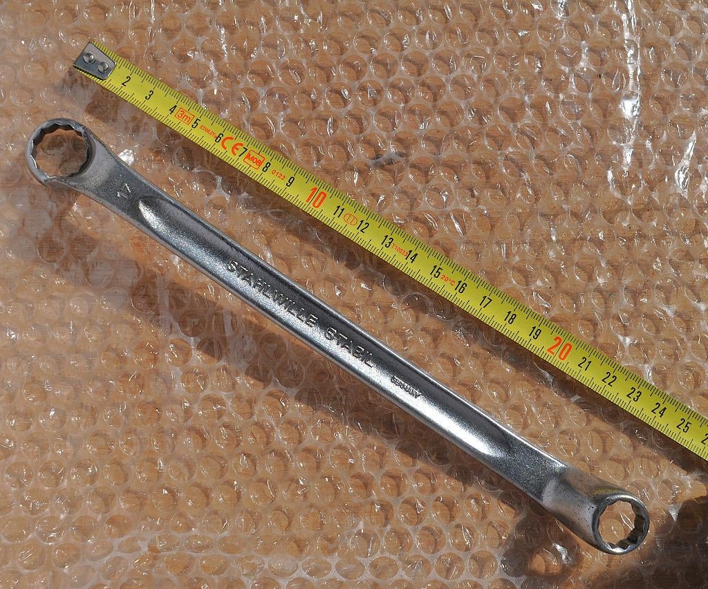 STAHLWILLE ringsleutel 14 + 17mm, Ophalen of Verzenden, Gebruikt