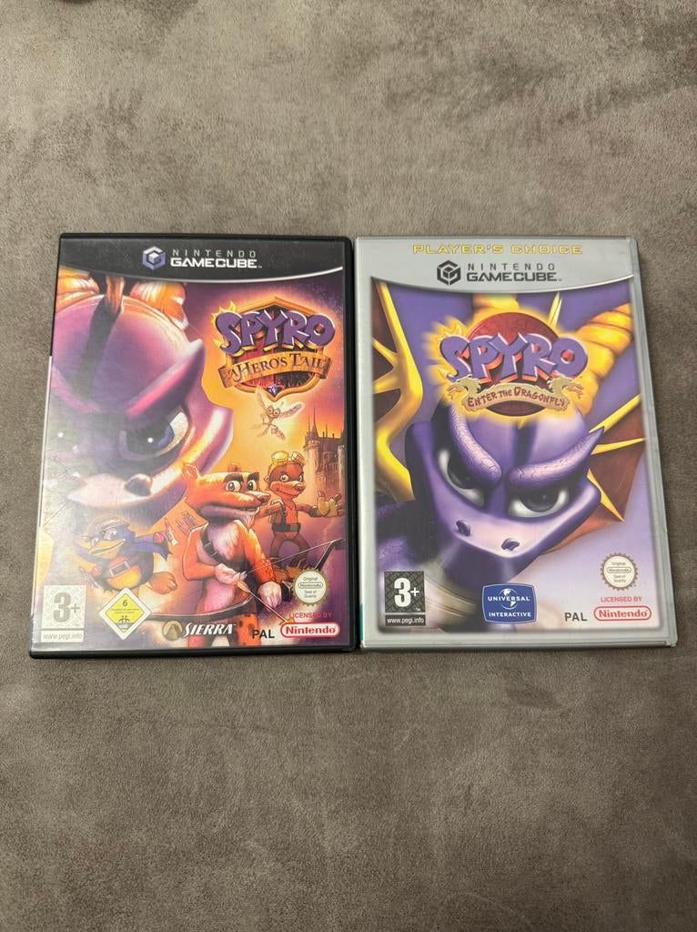 Gamecube Spyro bundeltje, Spelcomputers en Games, Games | Nintendo GameCube, Avontuur en Actie, 1 speler, Ophalen of Verzenden