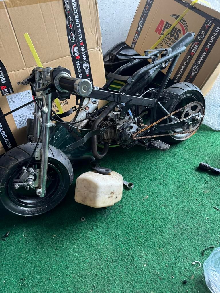 Mini bike opknapper, Fietsen en Brommers, Minibikes, Midibikes en Pitbikes, Ophalen, Zo goed als nieuw, Overige typen