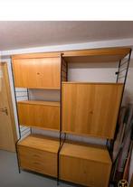 Vintage wandsysteem WHB eiken / zwart 70s, Ophalen, Gebruikt, ., Minder dan 150 cm