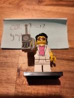 Lego Minifiguur Yuppie met Mobiele Telefoon (COL17-12), Ophalen of Verzenden, Zo goed als nieuw, Losse stenen, Lego