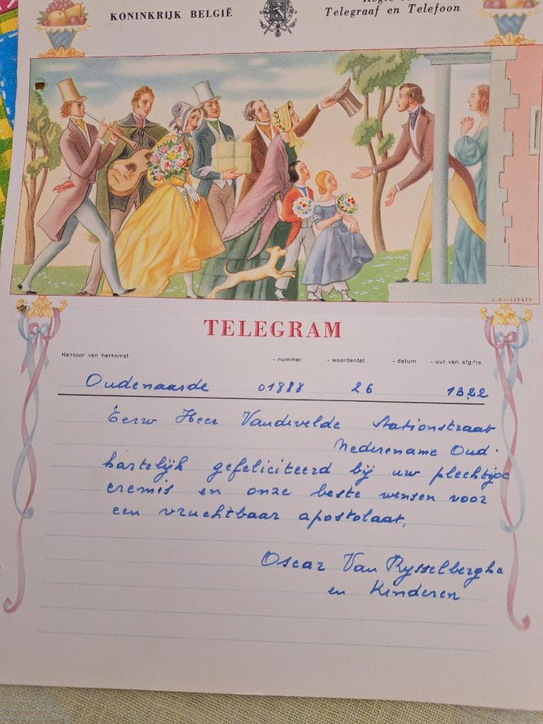 oude telegrammen, Verzamelen, Ophalen, 1940 tot 1960, Buitenland, Tijdschrift