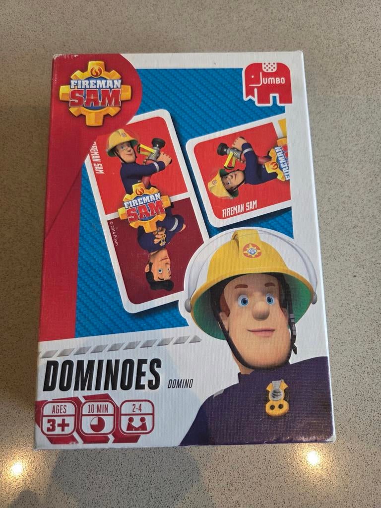 Domino spel - Brandweerman Sam, Ophalen of Verzenden, Gebruikt