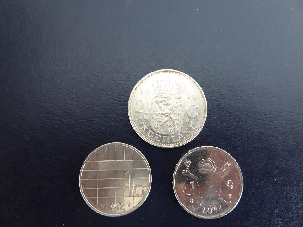 14 munten 1980,1982,1987,1988, 2001 Juliana en Beatrix, Ophalen of Verzenden, Koningin Juliana, Overige waardes, Losse munt