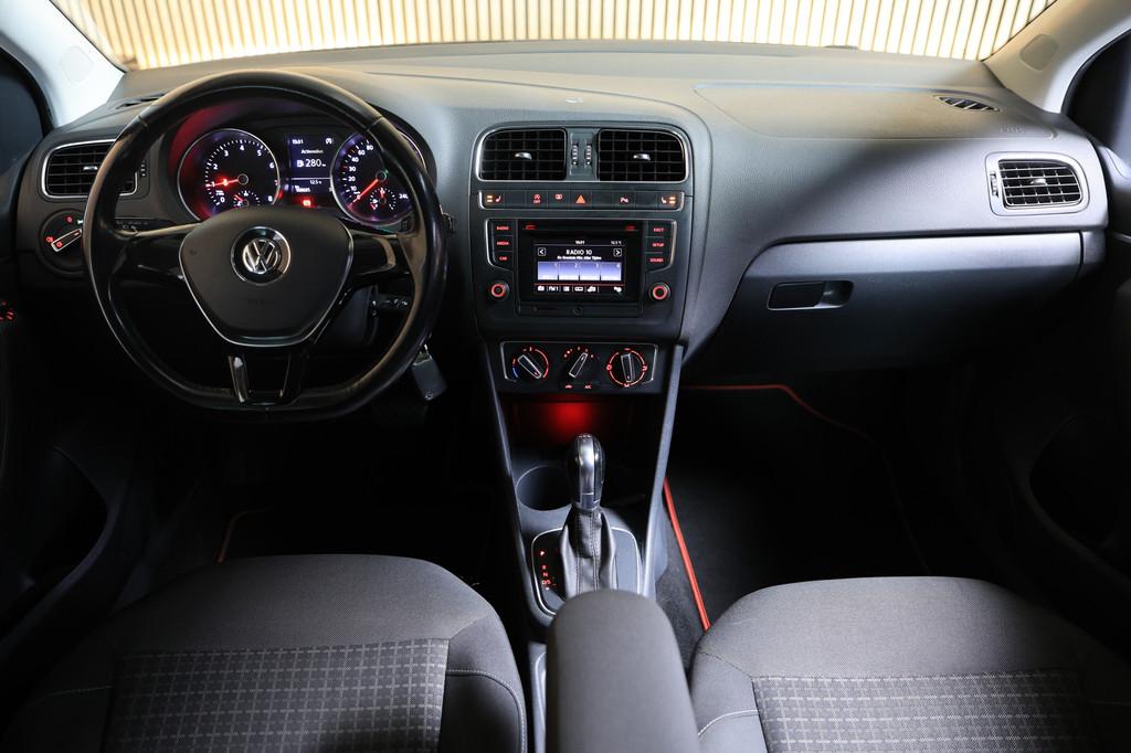 Volkswagen Polo 1.2 TSI BlueMotion Highline DSG AIRCO CRUISE, Auto's, Volkswagen, Stof, Gebruikt, 4 cilinders, Bruin