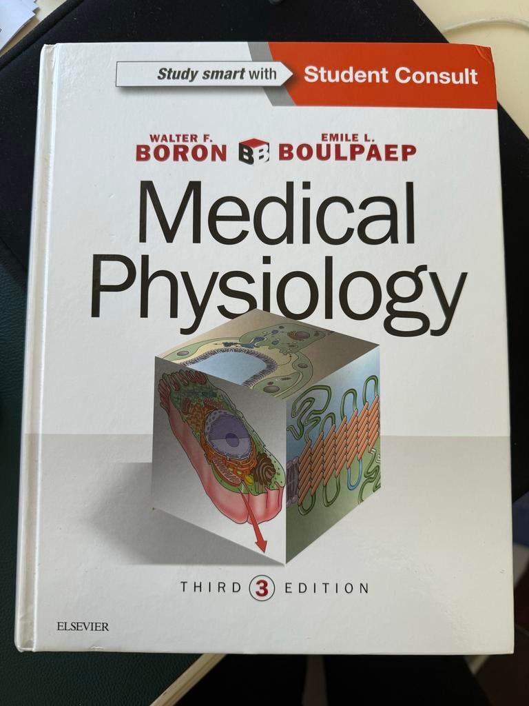 Medical Physiology - Boron & Boulpaep (3e editie), Boeken, Ophalen of Verzenden, Beta, Zo goed als nieuw, WO