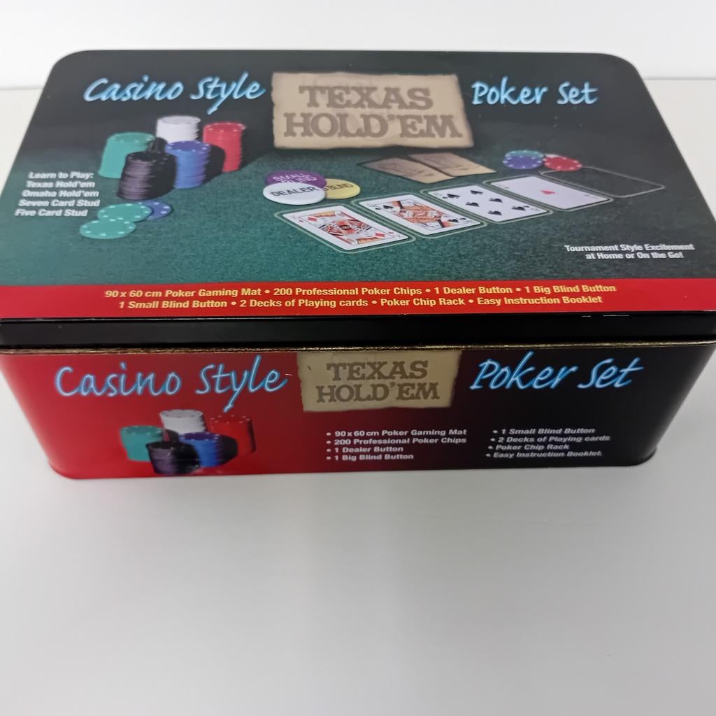 Texas Hold'em Poker Set, Ophalen of Verzenden