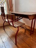 Vintage kinder schoolbankje, Antiek en Kunst, Ophalen