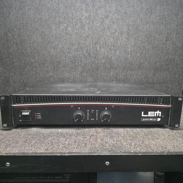 LEM PROCON 400 plus   versterker, Audio, Tv en Foto, Luidsprekers, Subwoofer, 120 watt of meer, Overige merken, Ophalen of Verzenden
