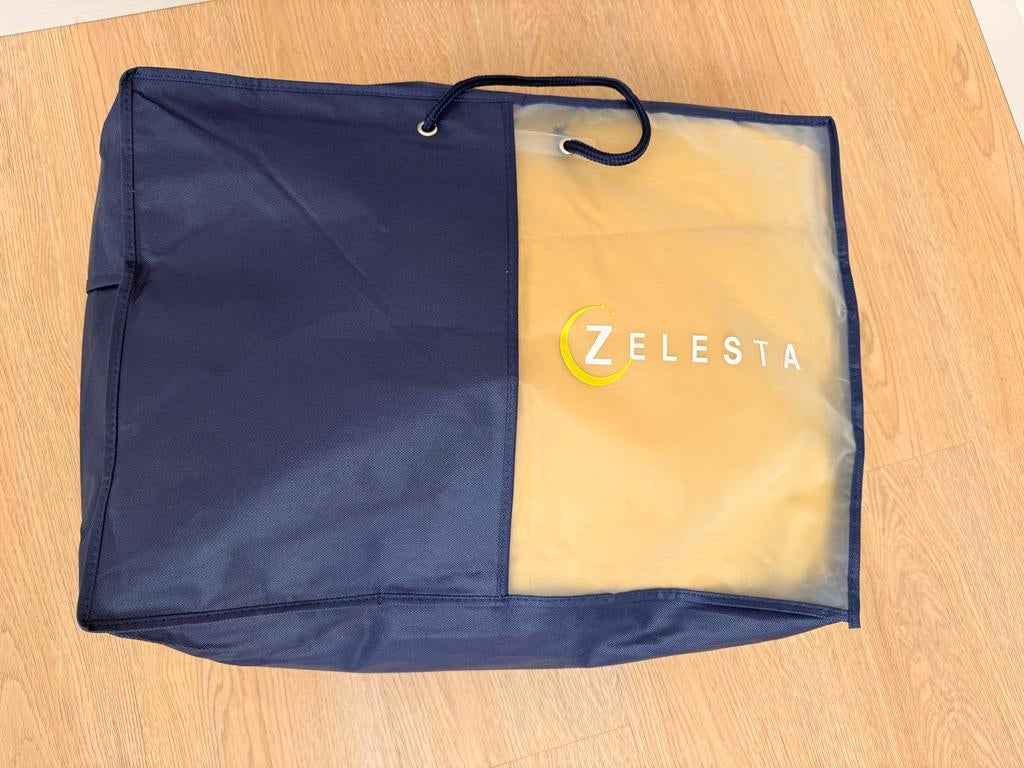 Zelesta Satijn Dekbed 240x200 cm - Empire Oker, Jongetje of Meisje, Geel, Nieuw, Ophalen of Verzenden