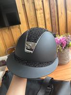 Samshield 1.0 Miss ShadowMatt Zwart Swarovski steentjes, Ophalen of Verzenden, Zo goed als nieuw, Dressuur, Cap