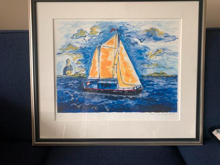 Litho Jan Sierhuis, 2005, nr 11/60, professioneel ingelijst, Antiek en Kunst, Kunst | Litho's en Zeefdrukken, Ophalen