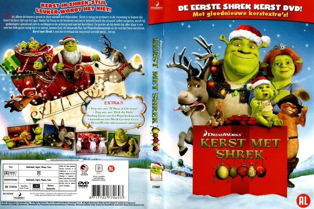 Kerst met Shrek, Alle leeftijden, Ophalen of Verzenden, Zo goed als nieuw