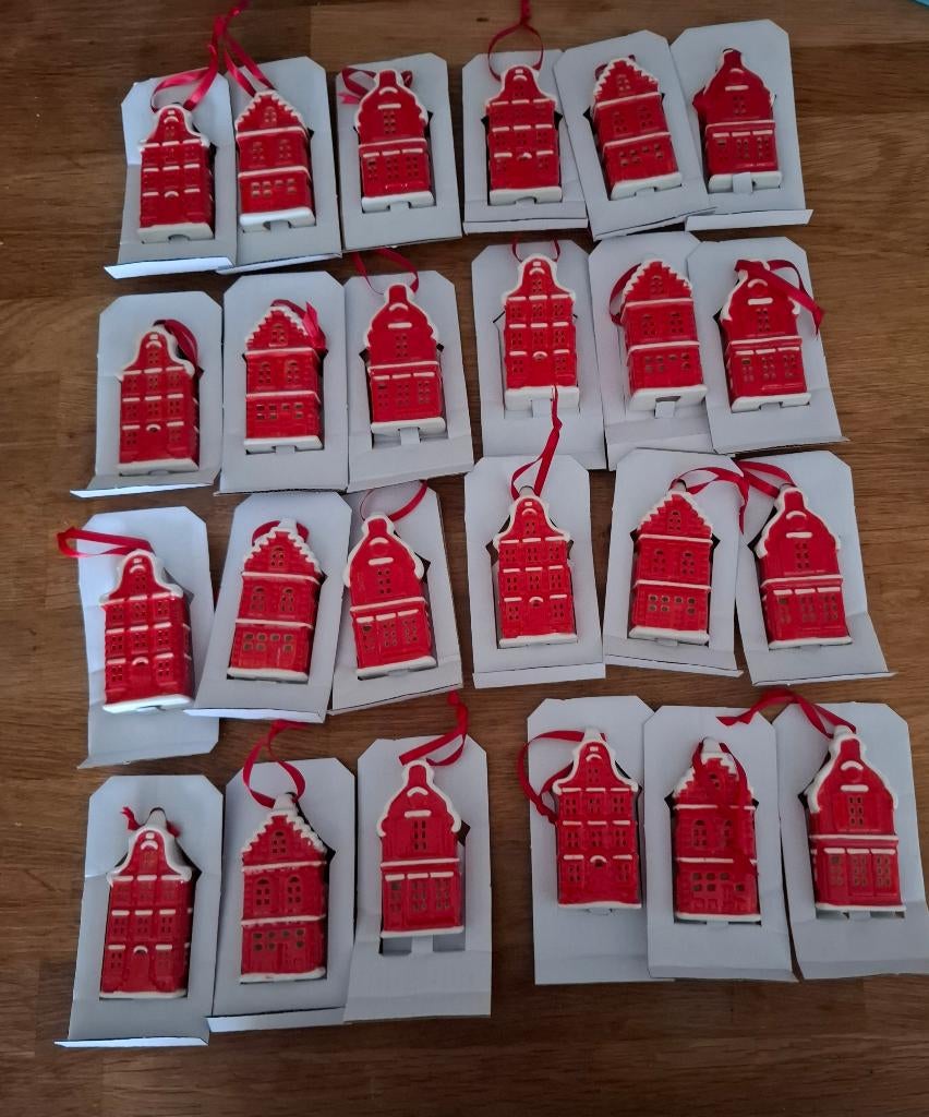 Kerstboon hangers Hollandse Huisjes van de Postcode Loterij, Ophalen of Verzenden, Nieuw