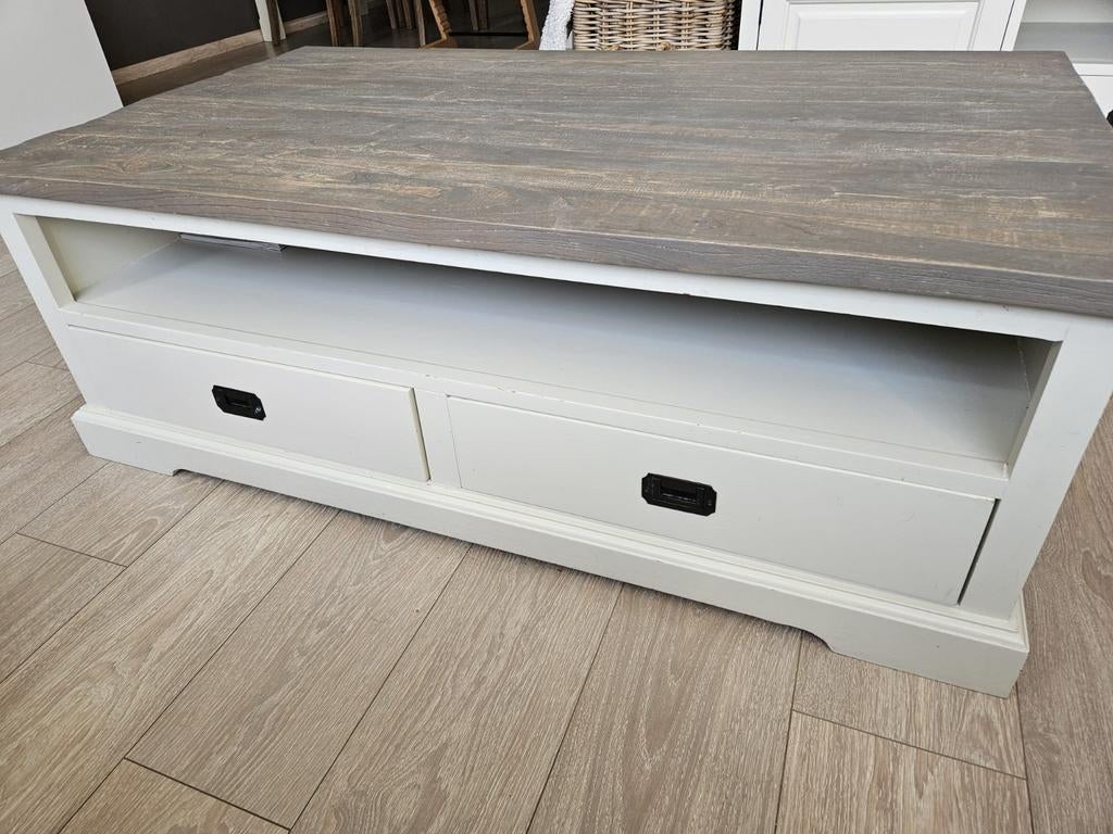 Salontafel met lades, Ophalen