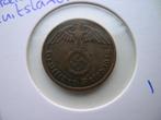 2 Reichspfennig 1938 A Duitsland, Postzegels en Munten, Munten | Europa | Niet-Euromunten, Ophalen of Verzenden, Duitsland, Losse munt