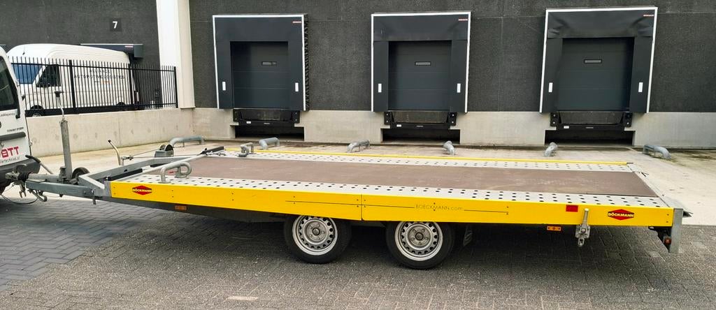 Böckmann ATP 2700KG Autotransporter Autoambulance aanhanger, Ophalen of Verzenden, Zo goed als nieuw