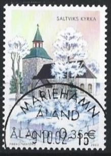 Aland SG 222 gebr. - 09-10-2002 - cat. 1,70 voor 0,20, Verzenden, Finland, Gestempeld