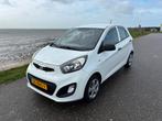 Kia Picanto 1.0 5-DRS 2012 LAGE KM, NAP, ONDERHOUDSBOEKJE, Voorwielaandrijving, 400 kg, Wit, Origineel Nederlands