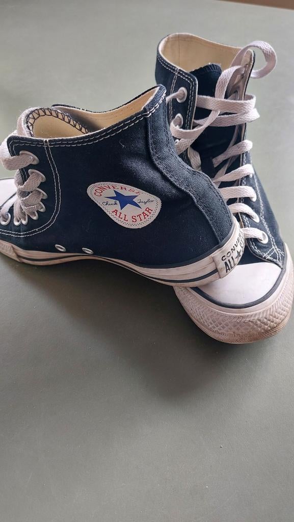 All stars zwart mt 39,5, Kleding | Dames, Schoenen, Ophalen, Zo goed als nieuw, Zwart, Sneakers of Gympen