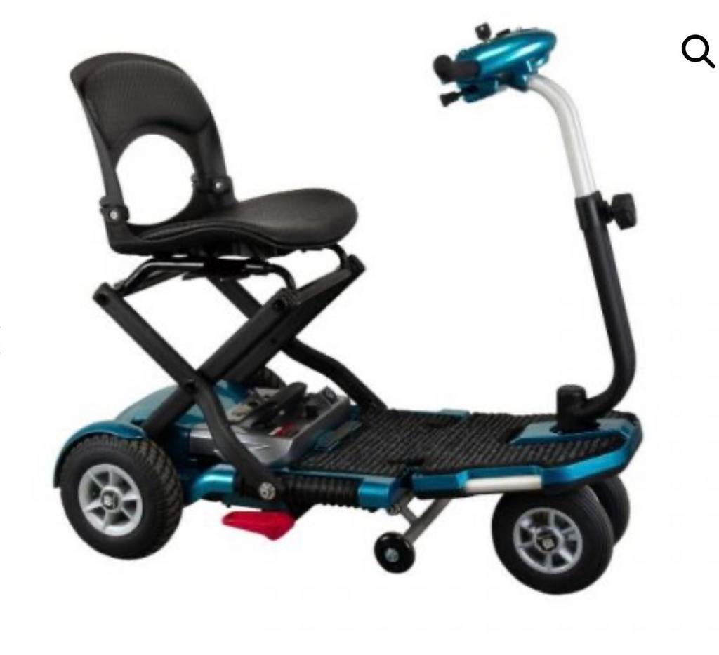 Opvouw bare Scootmobiel Bobby blue de luxe 3W, Ophalen, 10 km/u of minder, Nieuw, Mango