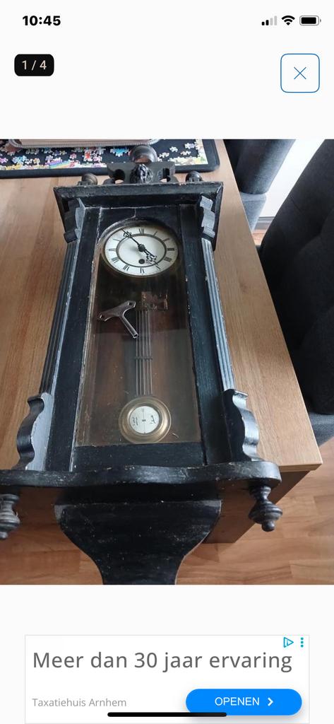 Junghans klok antiek., Antiek en Kunst, Antiek | Klokken, Ophalen of Verzenden