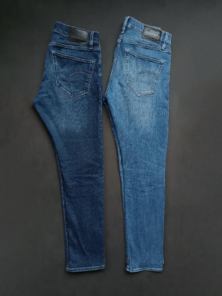 G-Star RAW 3301 Slim Jeans – Medium Blue & Dark Blue (2025), Ophalen, G-Star Raw, Blauw, Overige jeansmaten