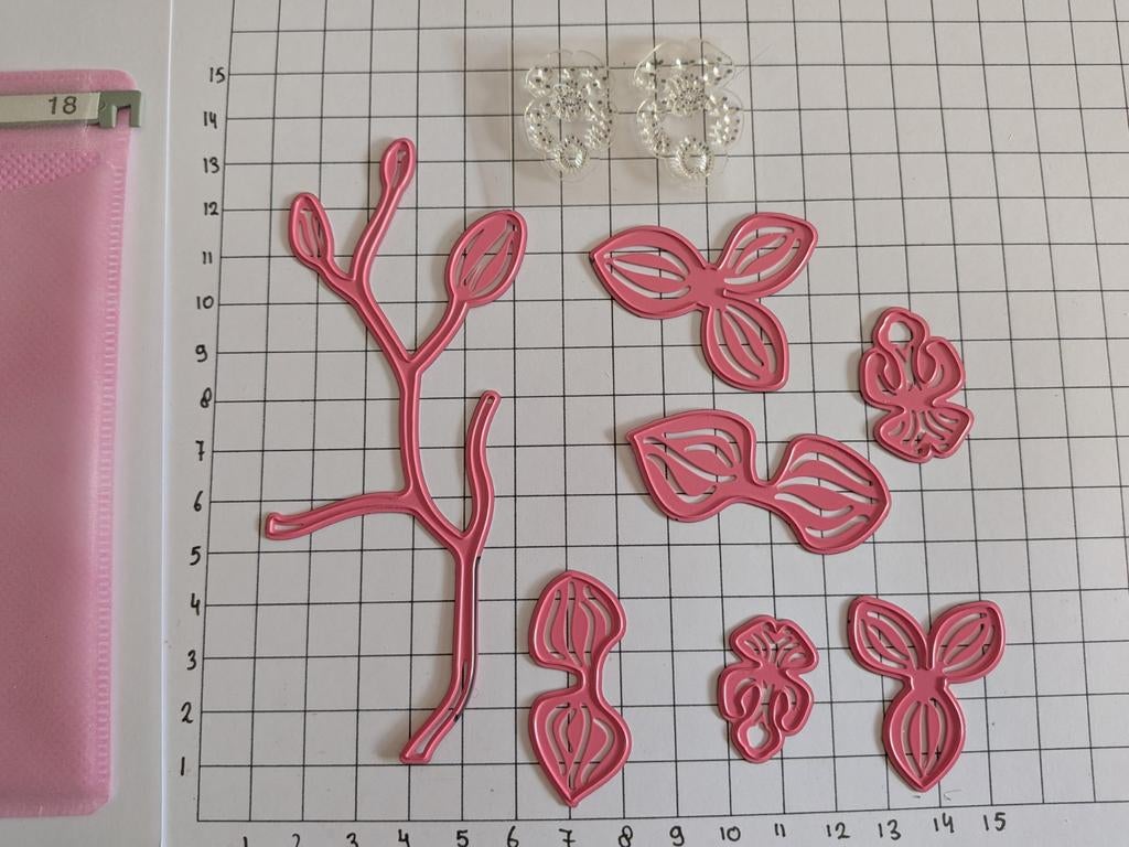 Marianne design collectables orchidee col1379, Ophalen of Verzenden, Overige thema's, Pons of Mal