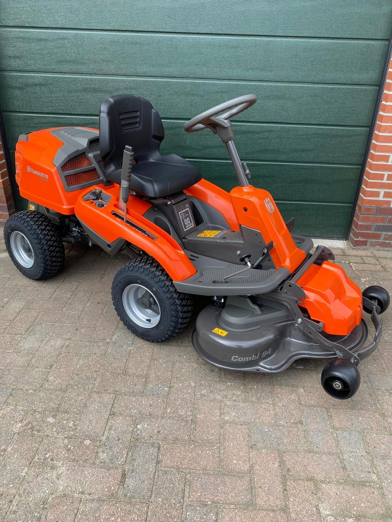 Husqvarna R214C frontmaaier b: 2026! Incl, 94 cm mulch dek!, Tuin en Terras, Zitmaaiers, Ophalen, Nieuw, Mulchfunctie, 90 tot 120 cm